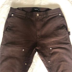 Brown double knee Vuja de pants